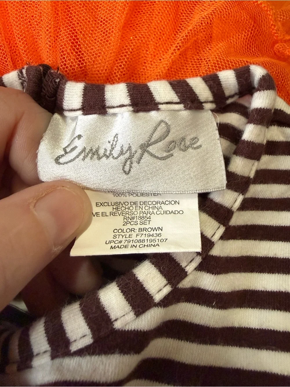 Emily Rose Thanksgiving Tutu Dress